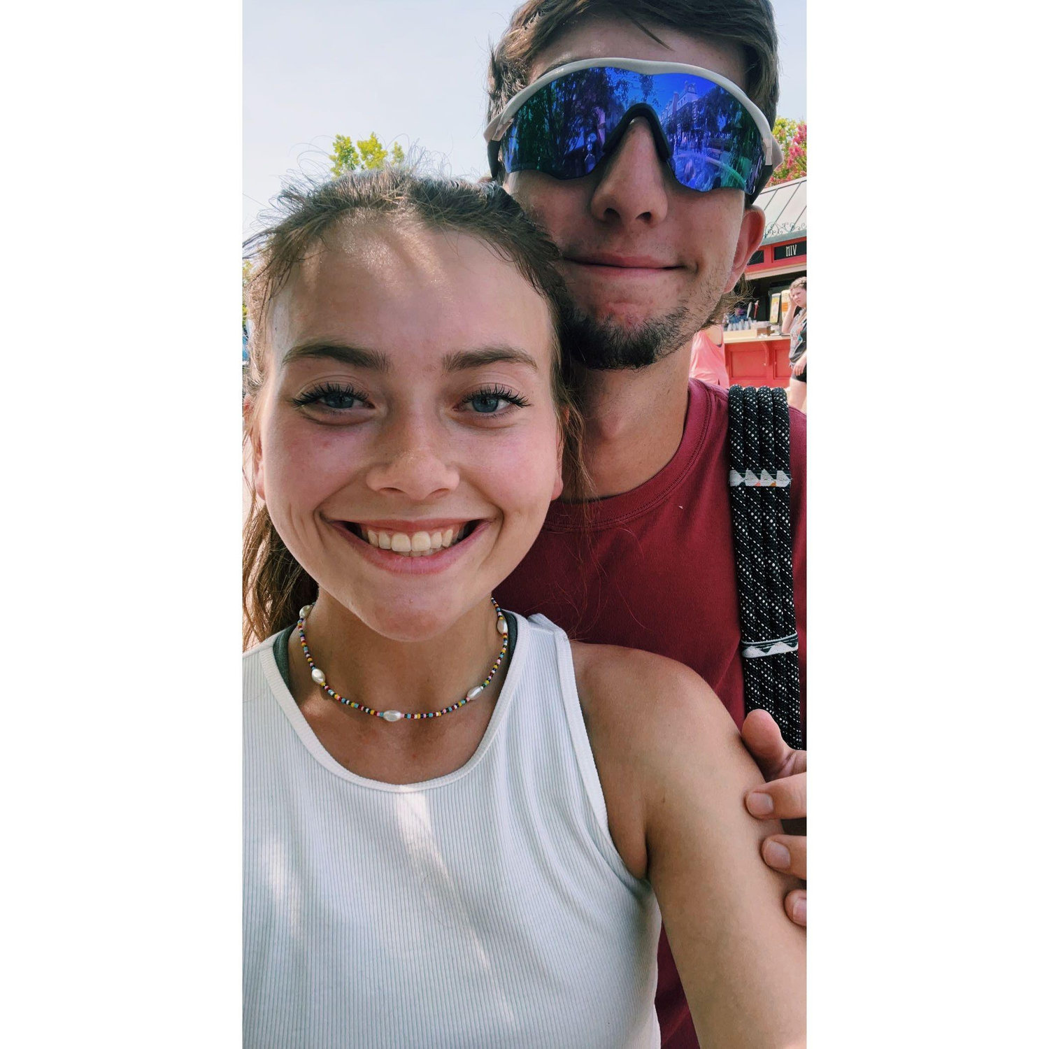 A picture from the first vacation we went on together.
