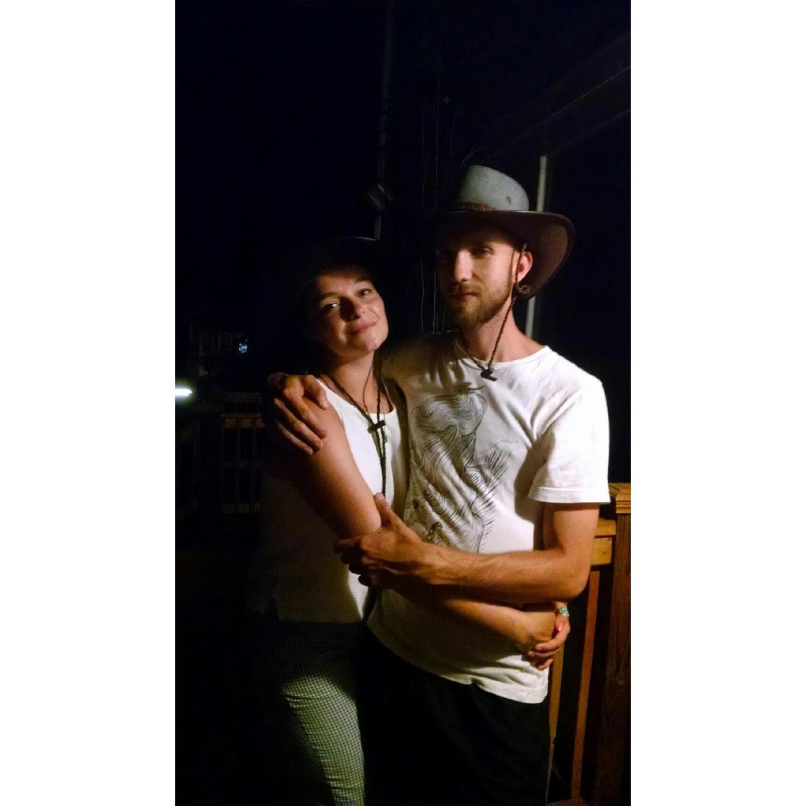 This is one of the oldest pictures of us as a couple