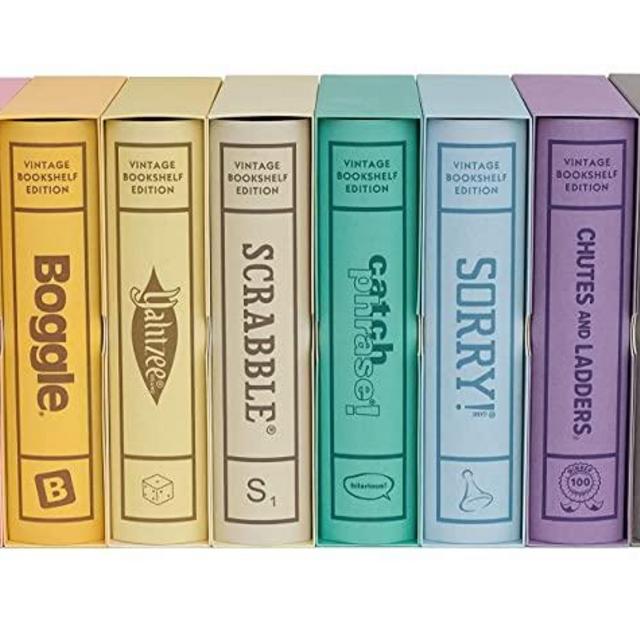 WS Game Company Complete Set of 12 Vintage Bookshelf Board Games