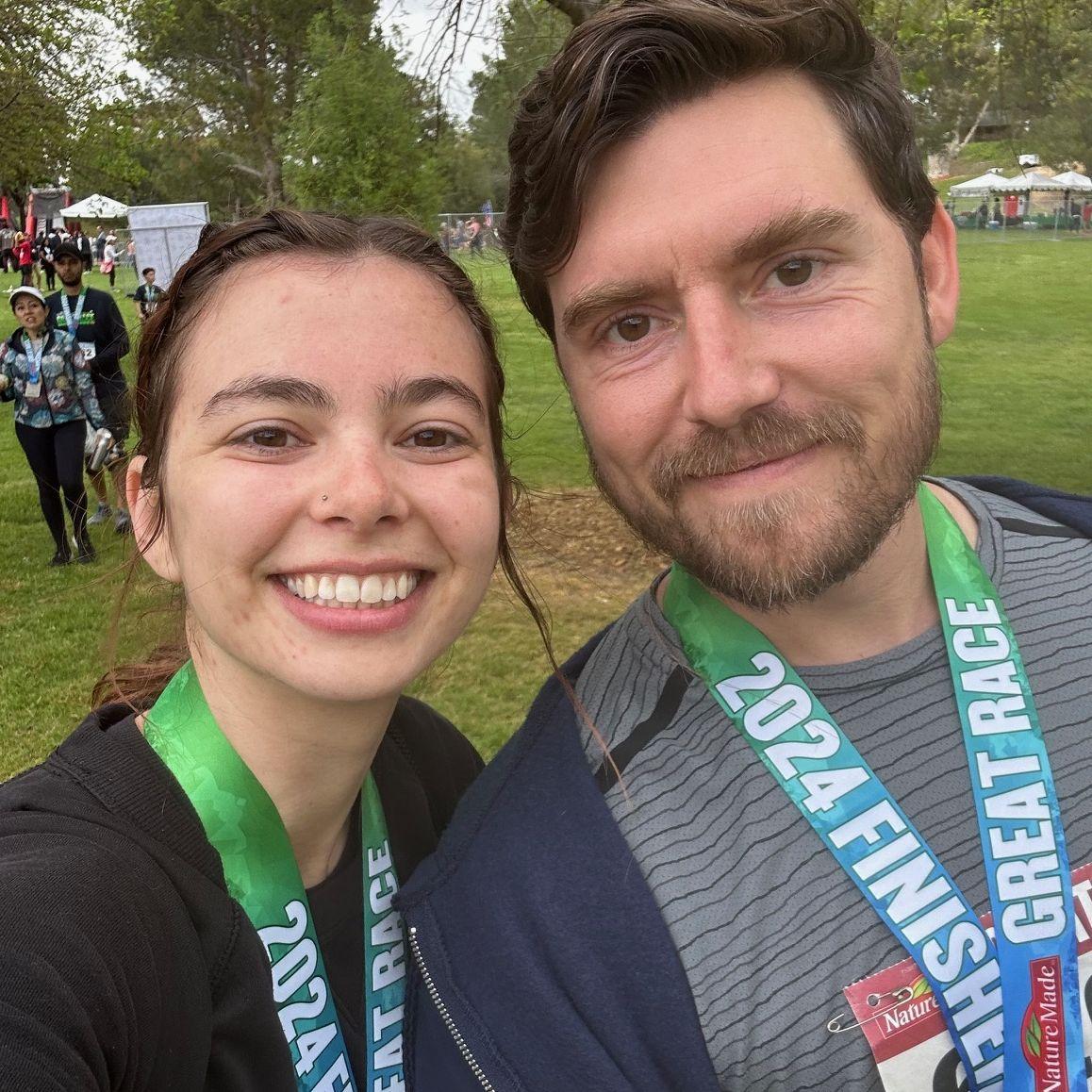 Our first race