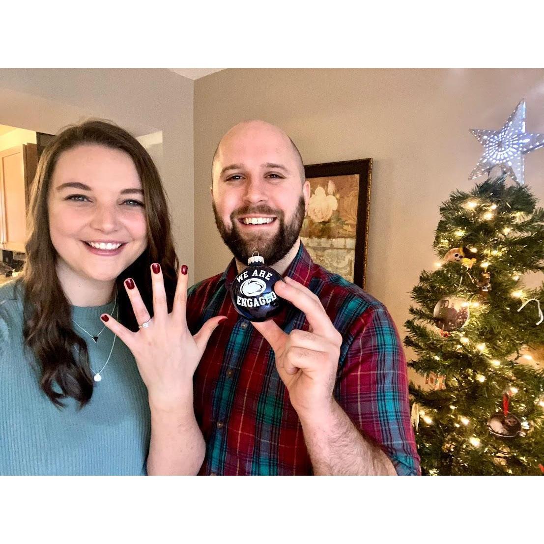 The best ornament for two Penn State fans!