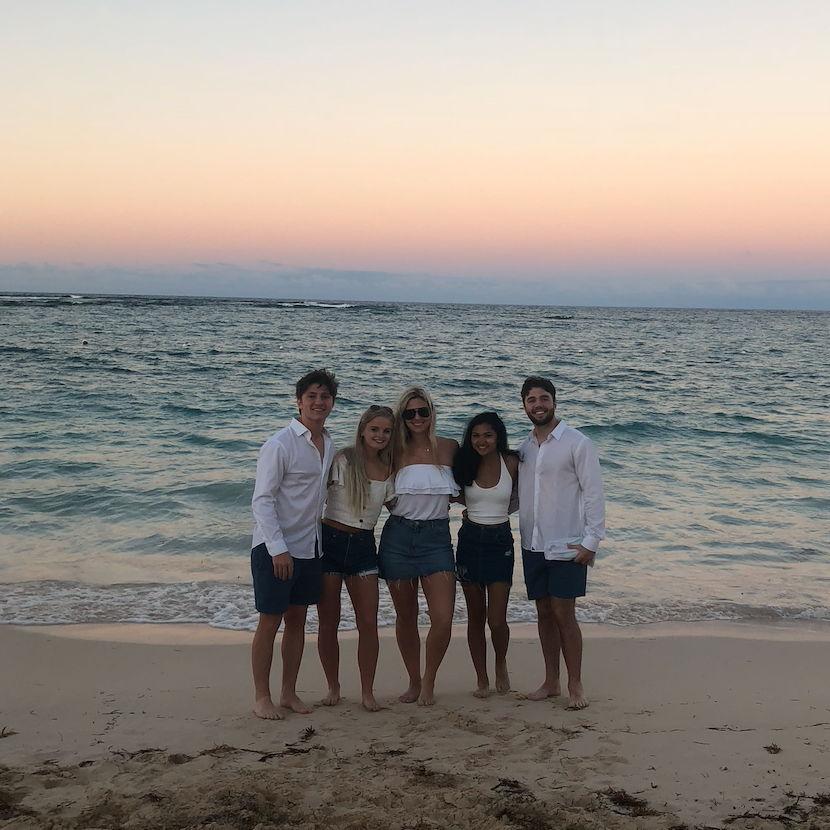 Friend & Family on a beach in Punta Cana