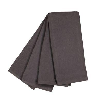 Dual Purpose 4-Pack of Kitchen Towels in Grey