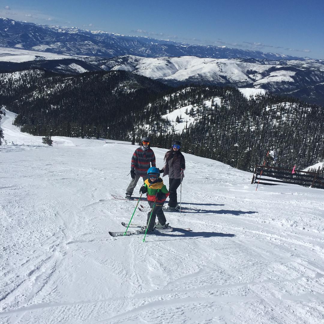 Snow Bowl in Montana with Mark's nephew Sam