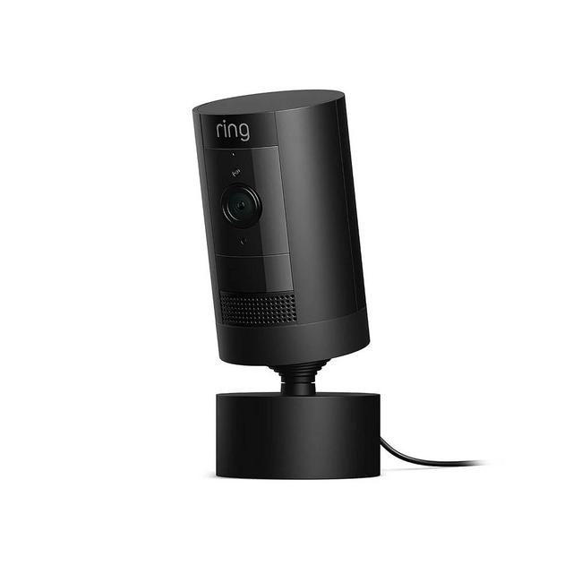 Ring Stick Up Cam Battery with Pan-Tilt, Black (Power adapter and camera included)