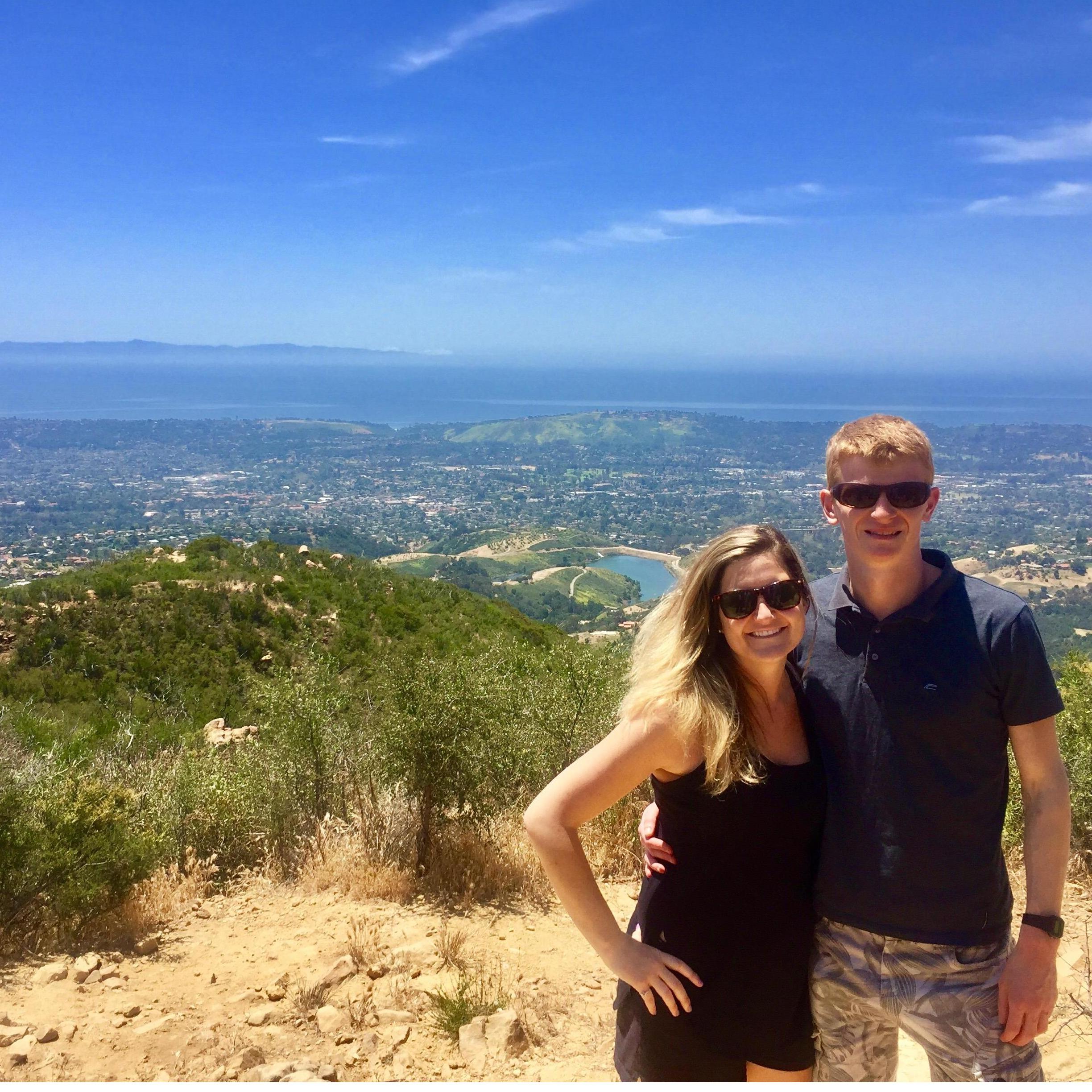 Hiking in Santa Barbara. 2017
