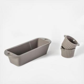 Les Naturels 3-Piece Baking Dish and Ramekin Set