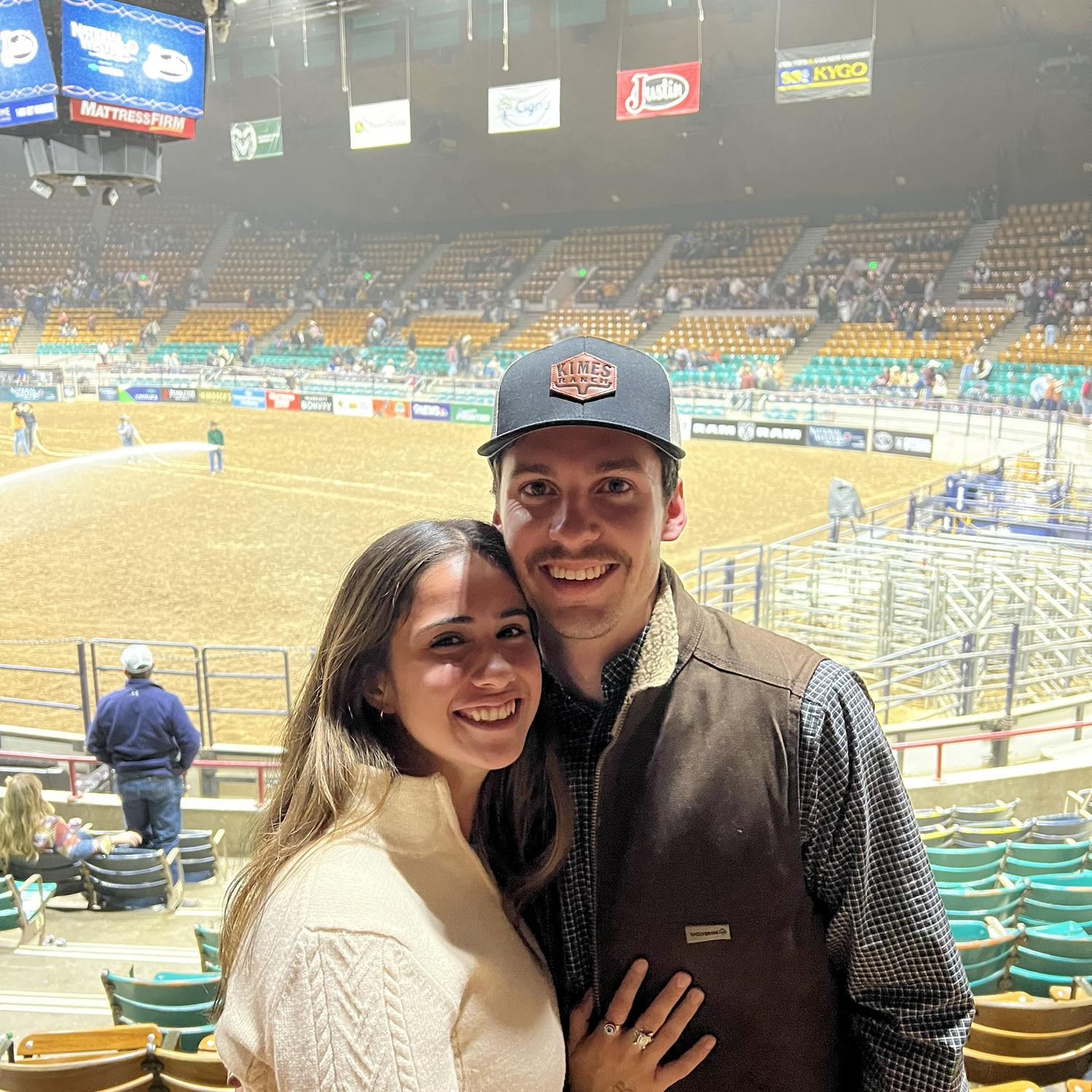 At the Colorado Stock Show (rodeo)