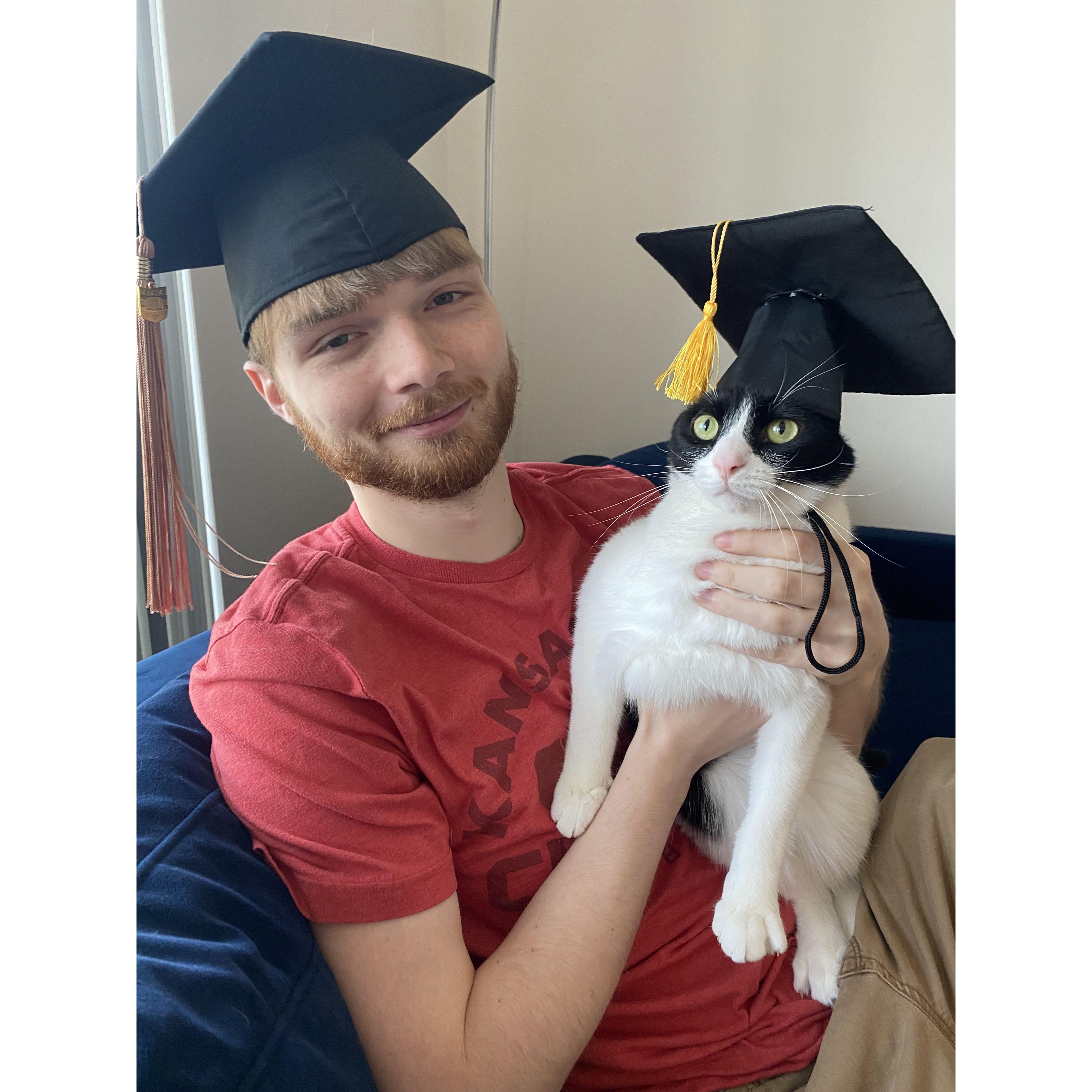 Family graduation celebrations