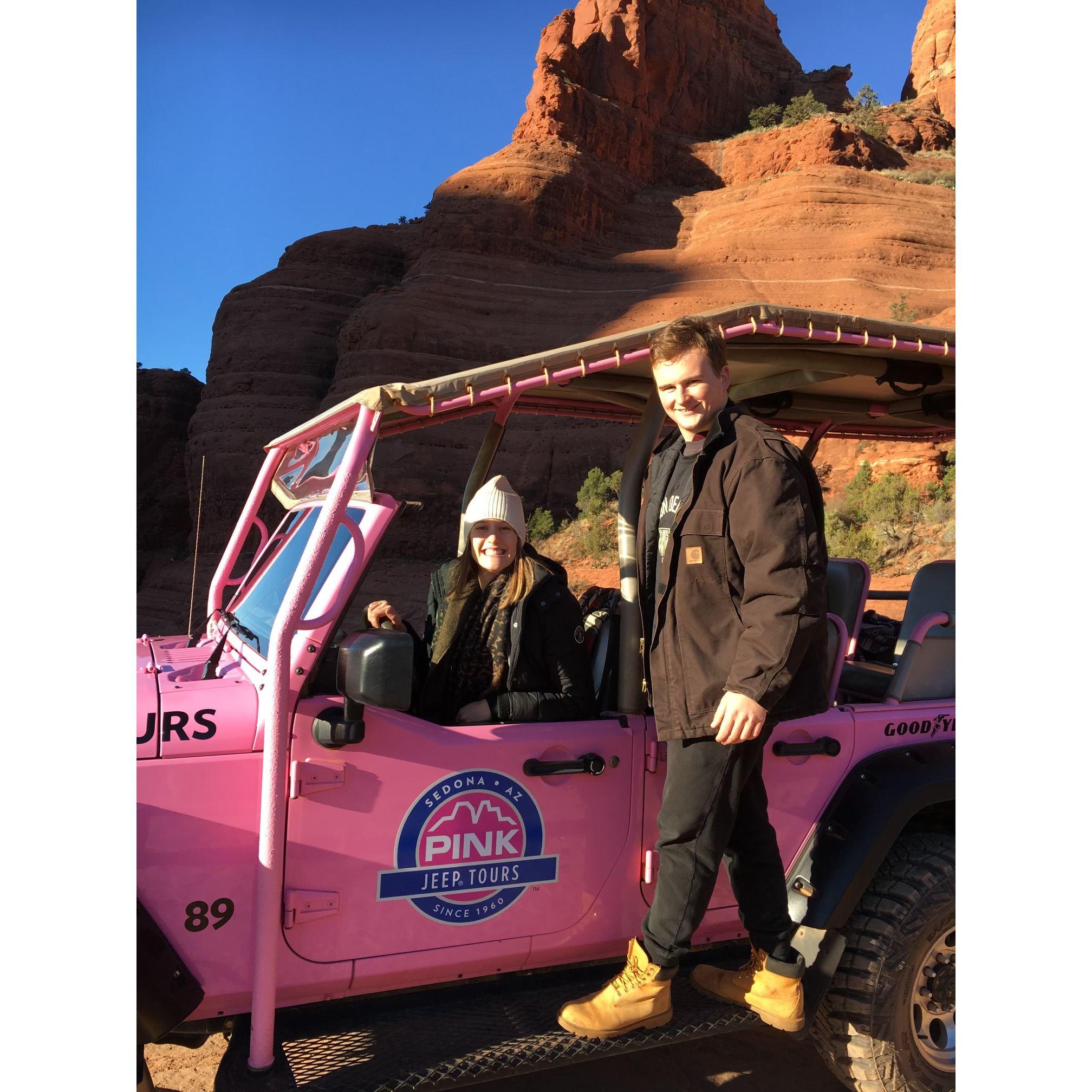 Jeep tour around Sedona, AZ
