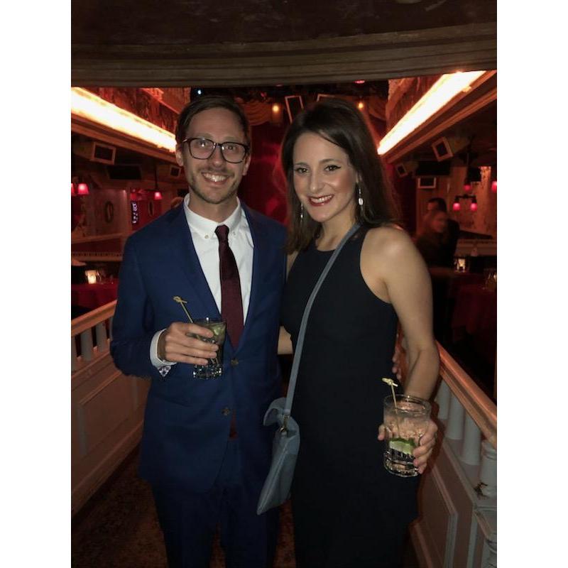 Charity event in NYC at a burlesque club.