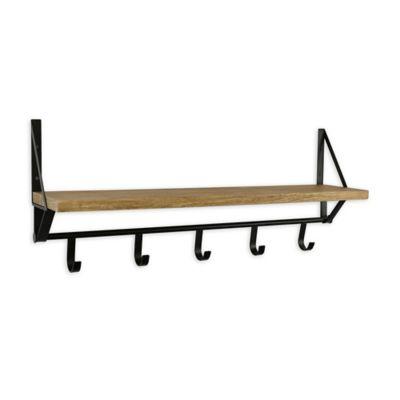 Bee & Willow™ Home 36-Inch x 16.5-Inch Wood/Metal Art Ledge in Brown