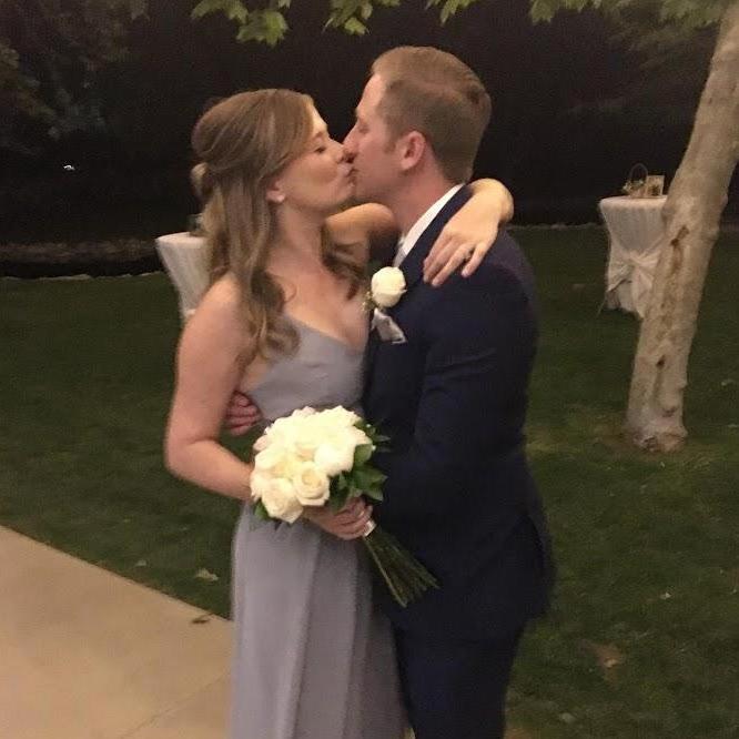 Our first time walking down the isle together!