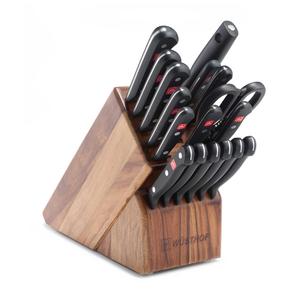 Wusthof® Gourmet 18-Piece Promo Acacia Knife Block Set