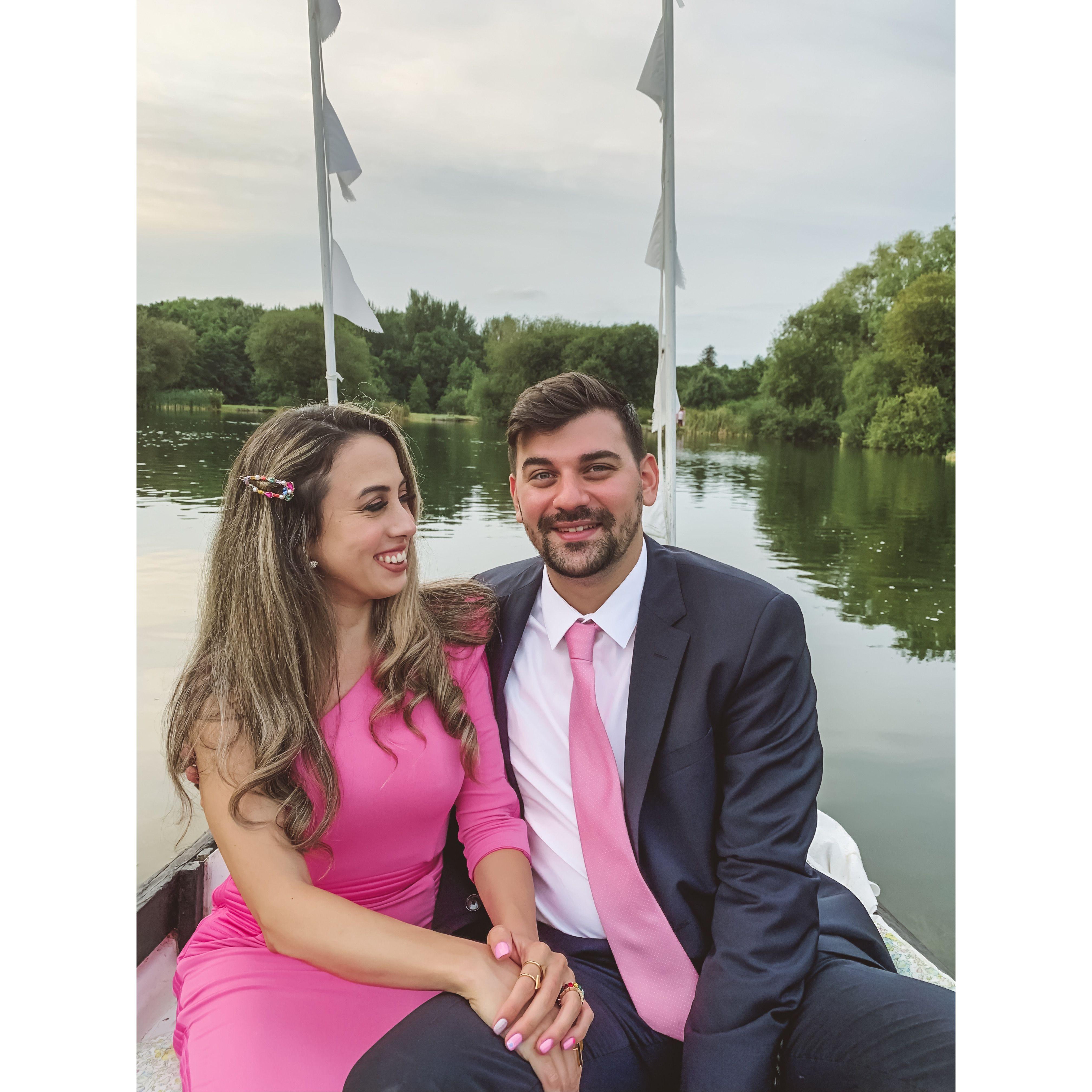 at Jess and Freddie's wedding in the UK - July 2019
