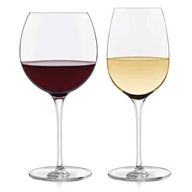 Libbey Signature Kentfield 12-Piece Wine Glass Party Set for Red and White Wines