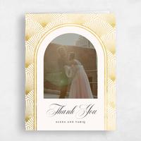 Beige Wedding Thank You - Hayden Photo Foil