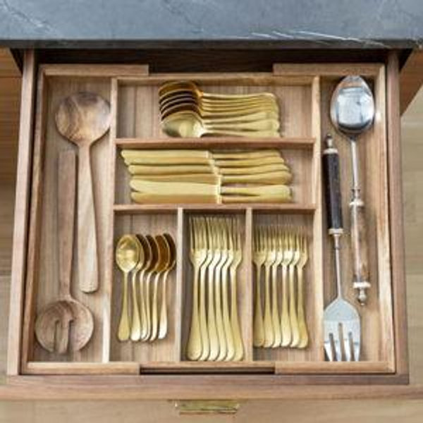 Acacia Drawer Inserts | NEAT Method | NEAT Method | Flatware