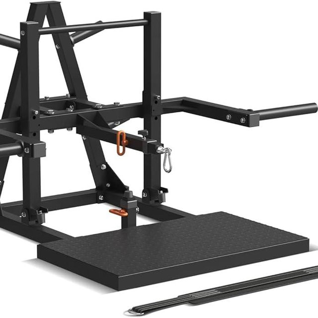 Mikolo Belt Squat Machine, Leg Press Machine, Squat Machine with Weightlifting Belf for Home Gym, 11 Gauge Steel, 1000 lb Capacity