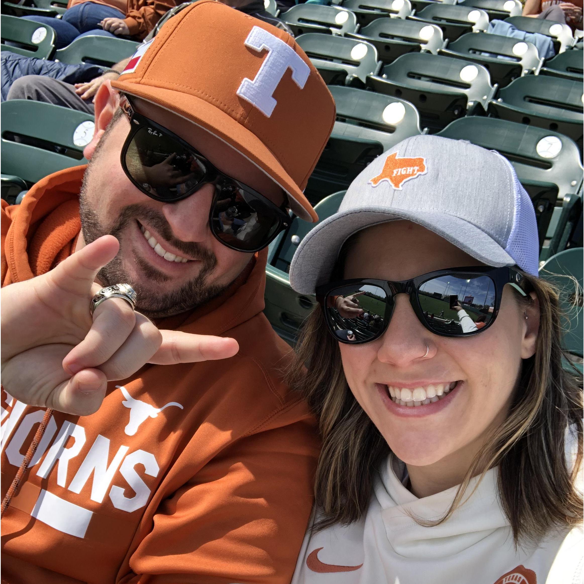 Texas baseball is a spring time favorite- days and nights at Disch-Falk field!