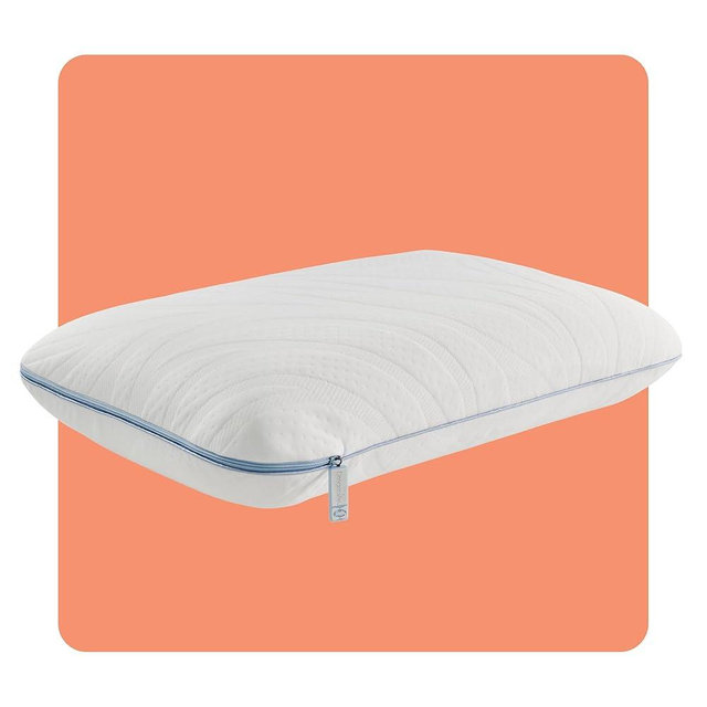 SEALY Dreamlife Queen Size Performance Foam Surface Guard Technology, Removable Machine-Washable Cover, 1 Year Warranty, White Pillow, Standard