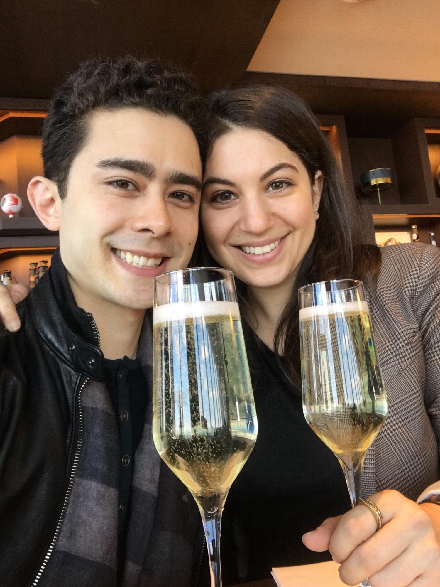 Rachel's birthday celebration on the top of One World Observatory - March 2017