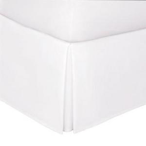 Product description page - Tailored 14" Bedskirt - Levinsohn: size queen, color white