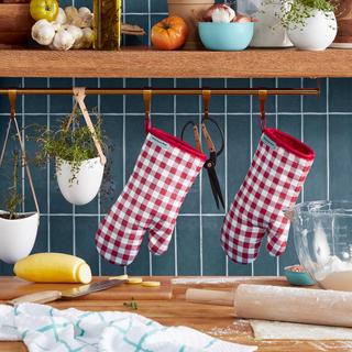 Gingham Oven Mitt, Set of 2