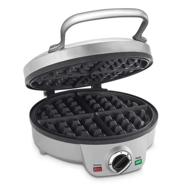Cuisinart 4-Slice Non-Stick Round Belgian Waffle Maker
