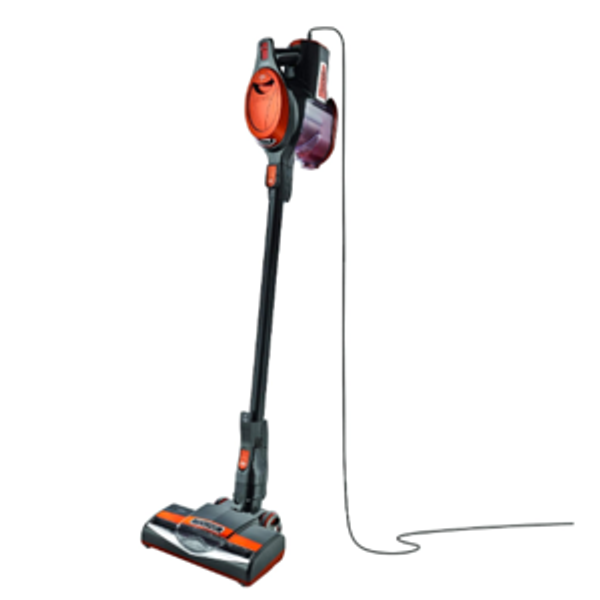 Shark Rocket Ultra-Light Corded Bagless Vacuum for Carpet and Hard Floor Cleaning with Swivel Steering (HV301), Gray/Orange