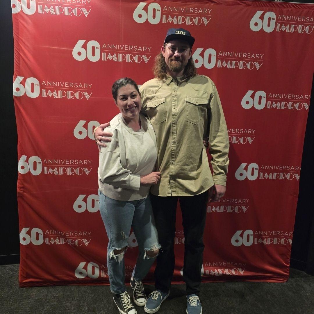 Comedy show with Rob and Amy