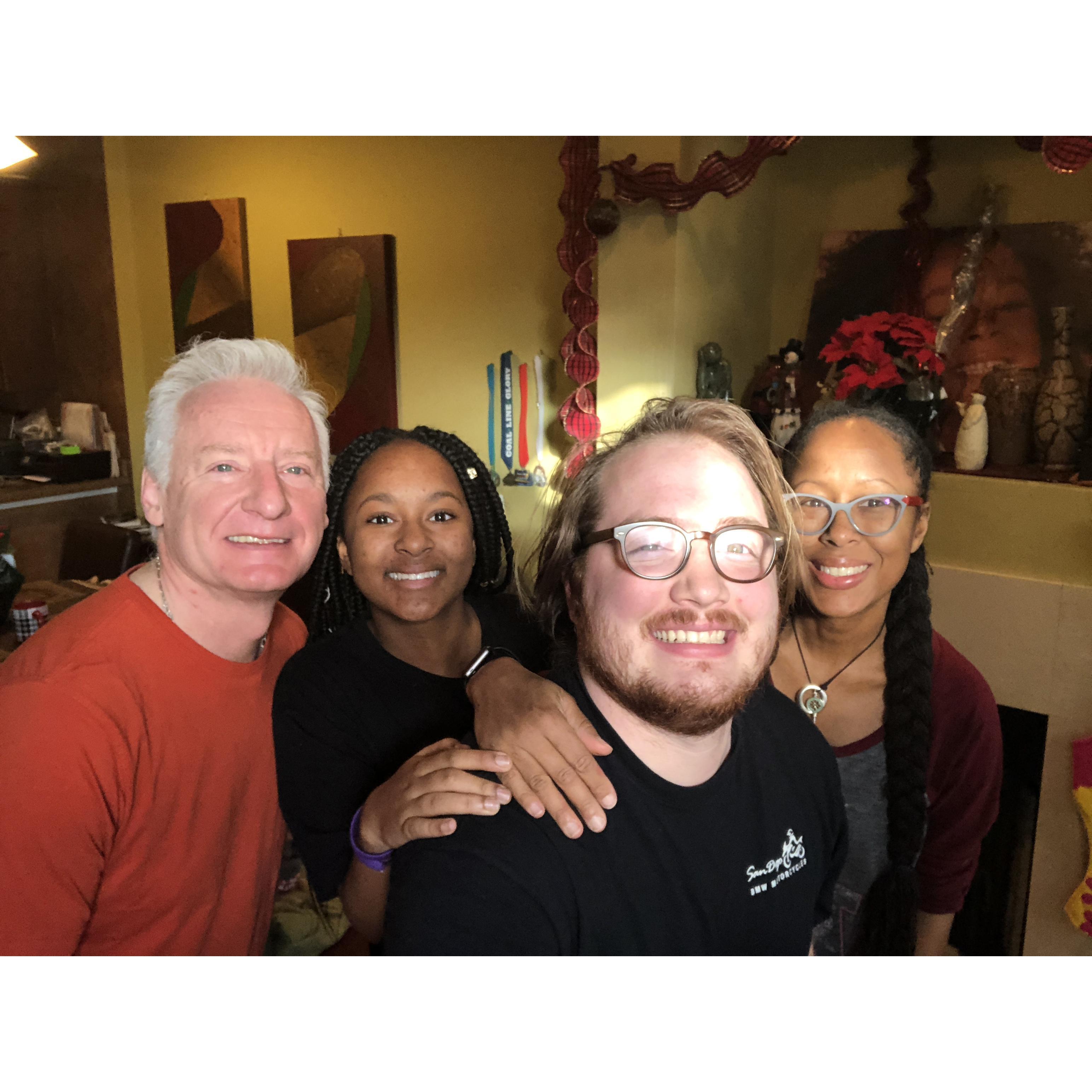 Our last Christmas in the South Loop in 2017 before moving.