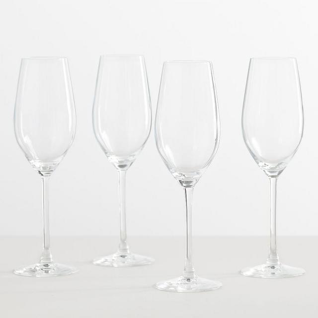 Vino Champagne Flute Glasses, Set of 4