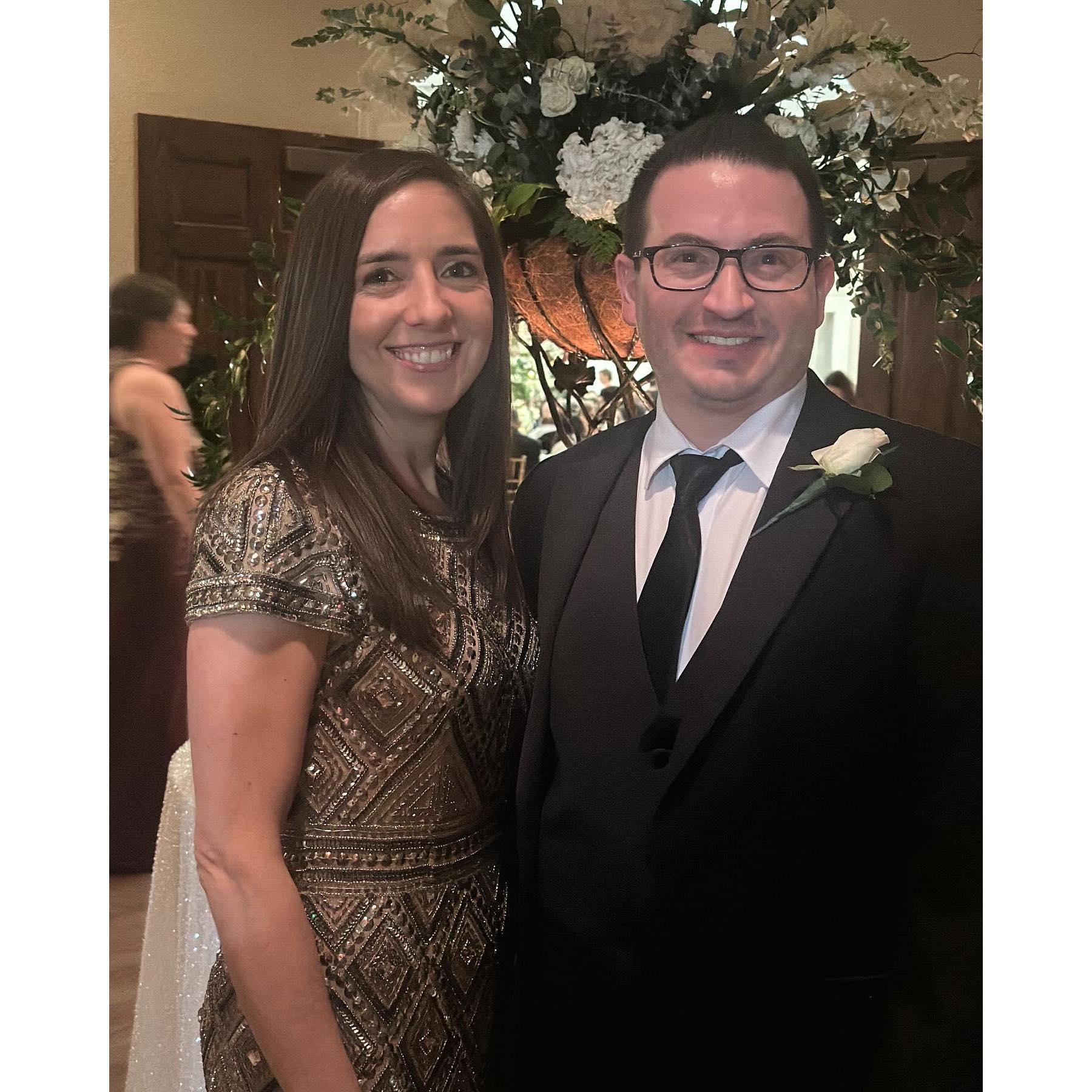 Stephen and Tina Macropoulos' wedding in February 2024 where Jessica got to meet the ENTIRE Macropoulos clan in one fail swoop!