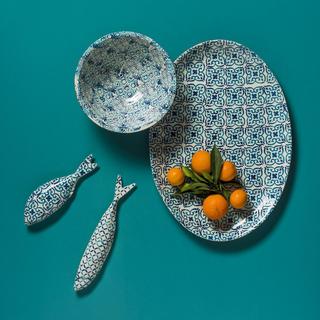Piastrella Medium Oval Platter