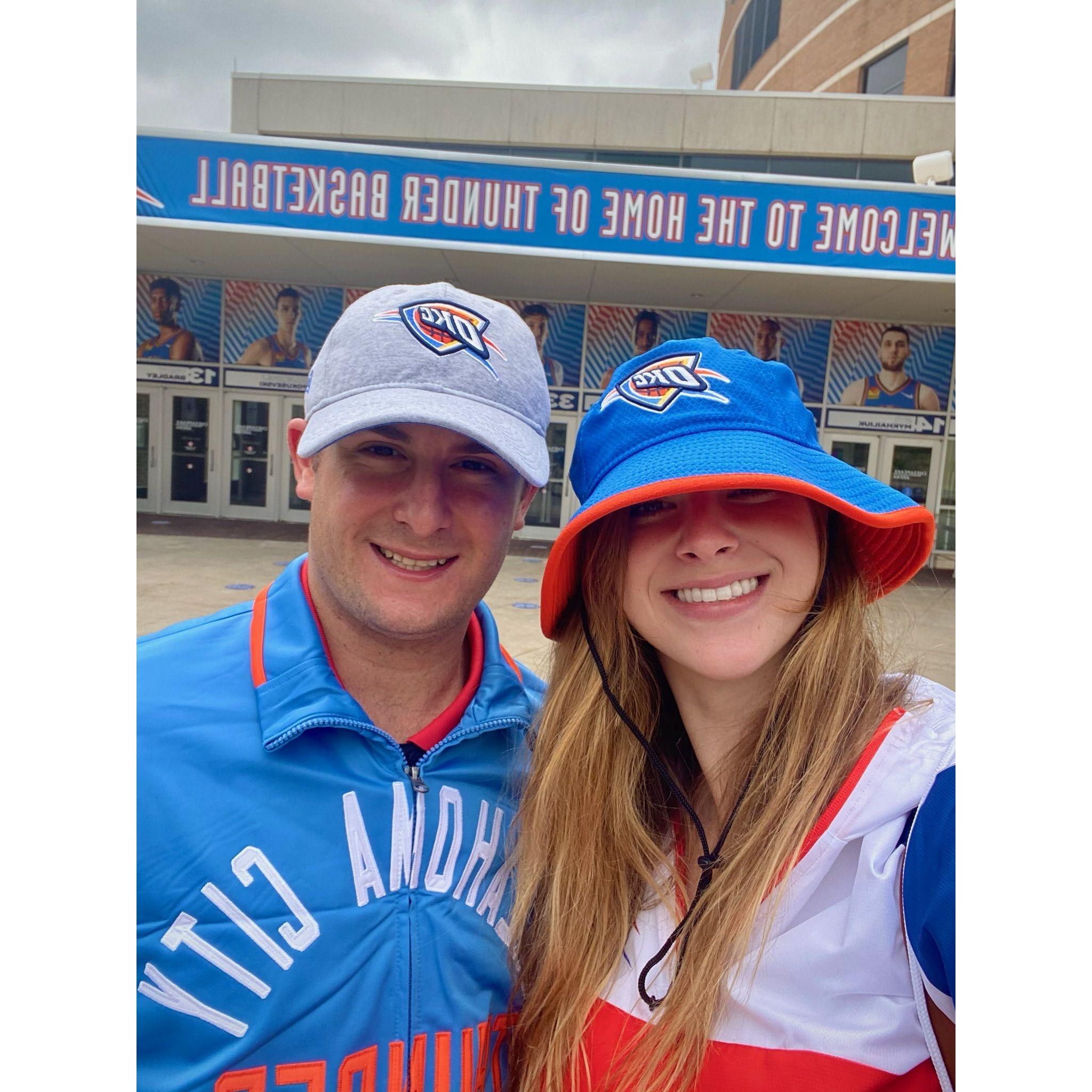 4.24.21 - Our first trip to OKC - Thunder Up!