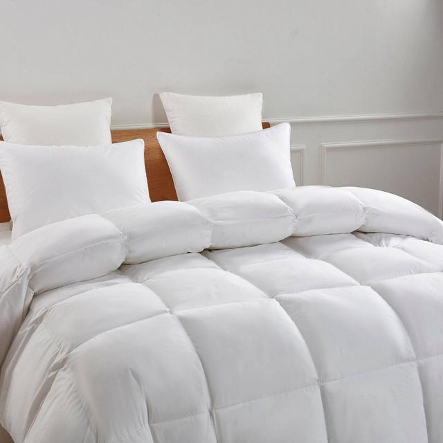 Full/Queen All Season Feather & Down Fiber Comforter - Serta