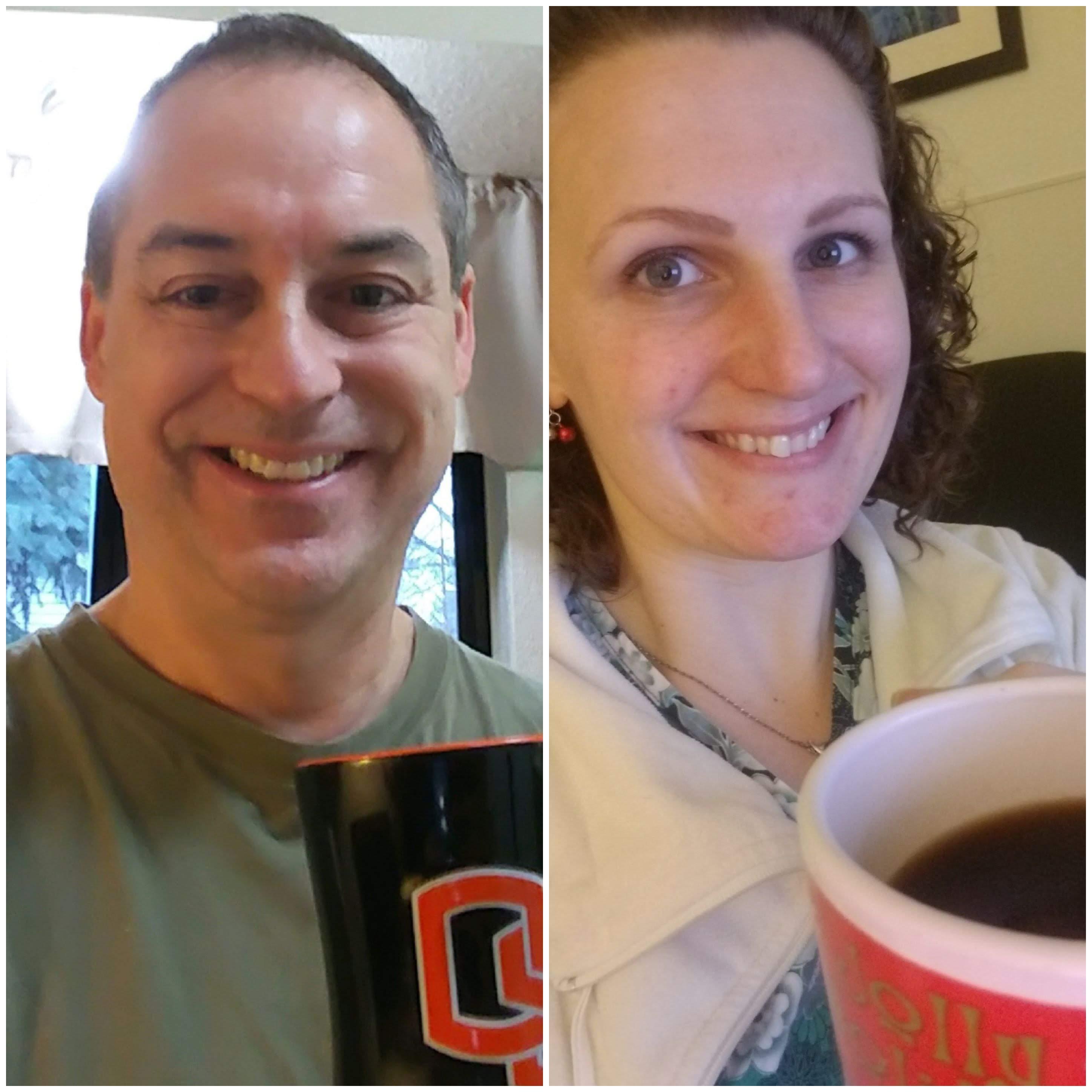 The start of a tradition that when we woke up not near each other we would send a coffee picture December 2020