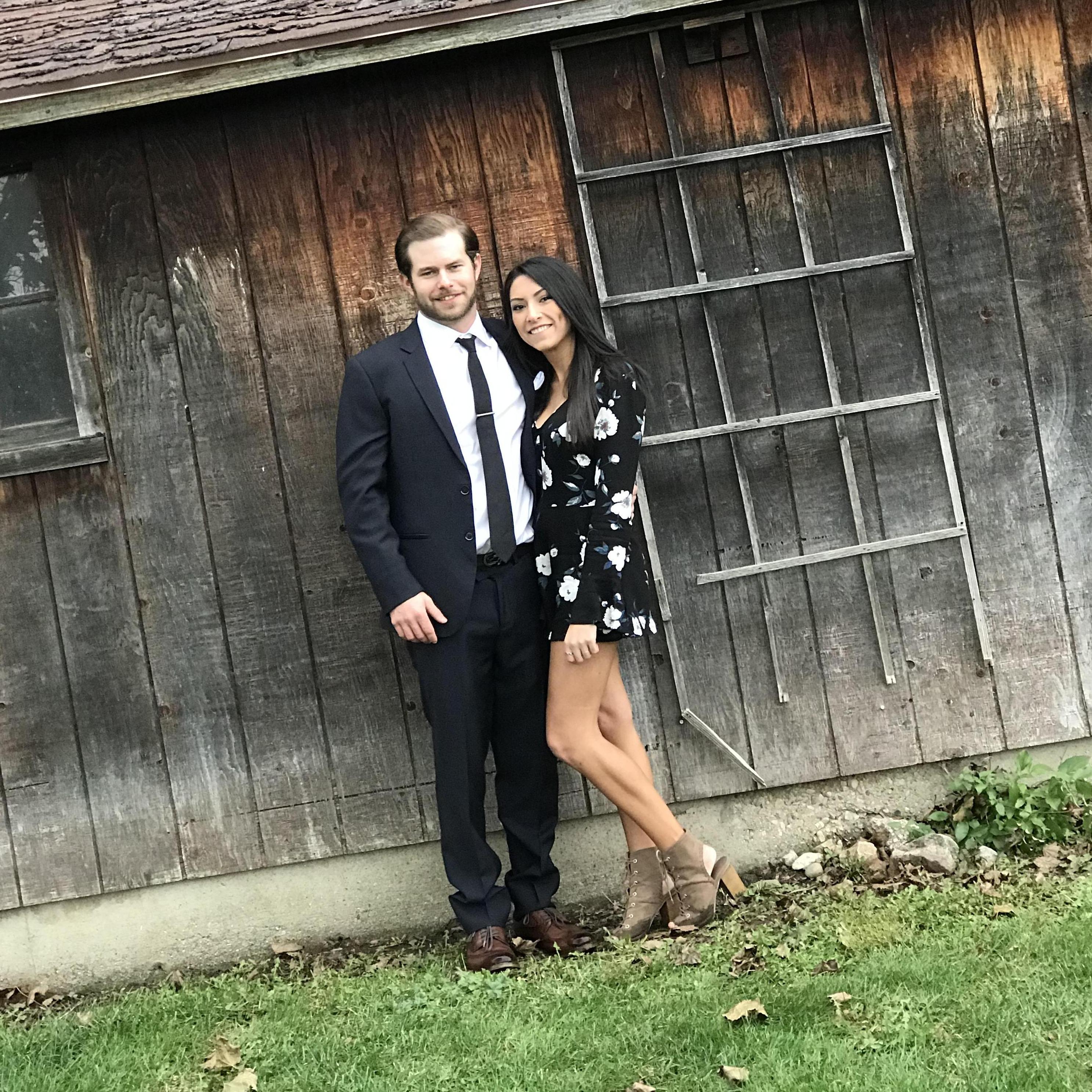 2017 - First wedding together at Mikey and Lindsay's wedding! Forever wedding dates :)