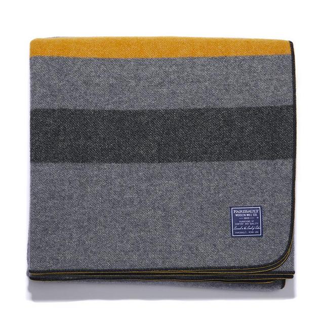 Academy Wool Blanket - Cadet Gray – Faribault Mill