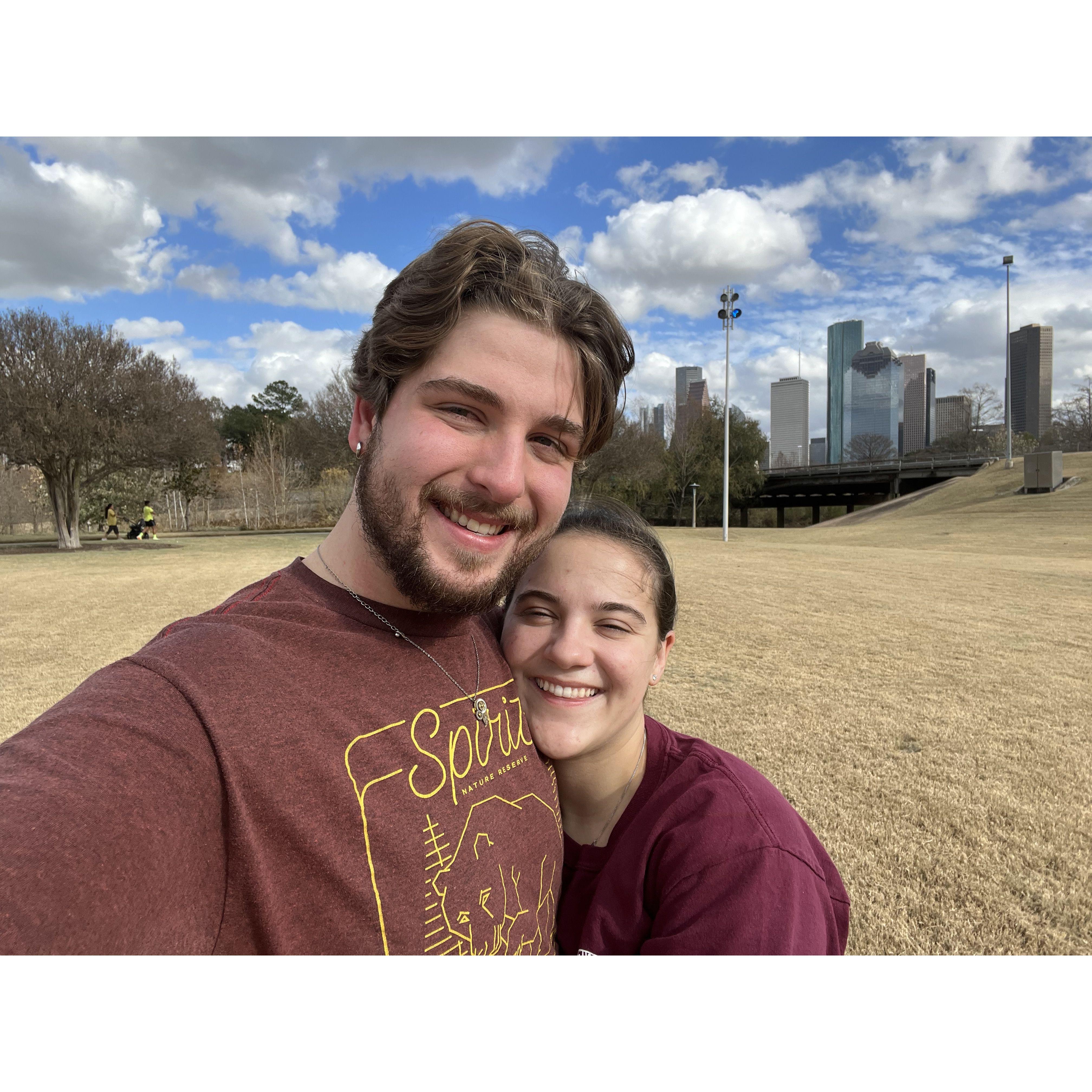 Exploring Houston together
