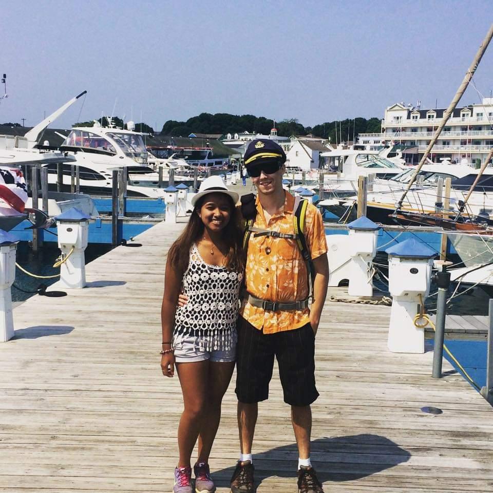 Our first trip together as a couple to Mackinac Island, MI