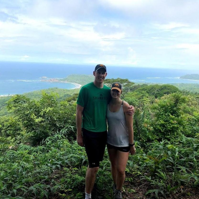 Hiking in Costa Rica.