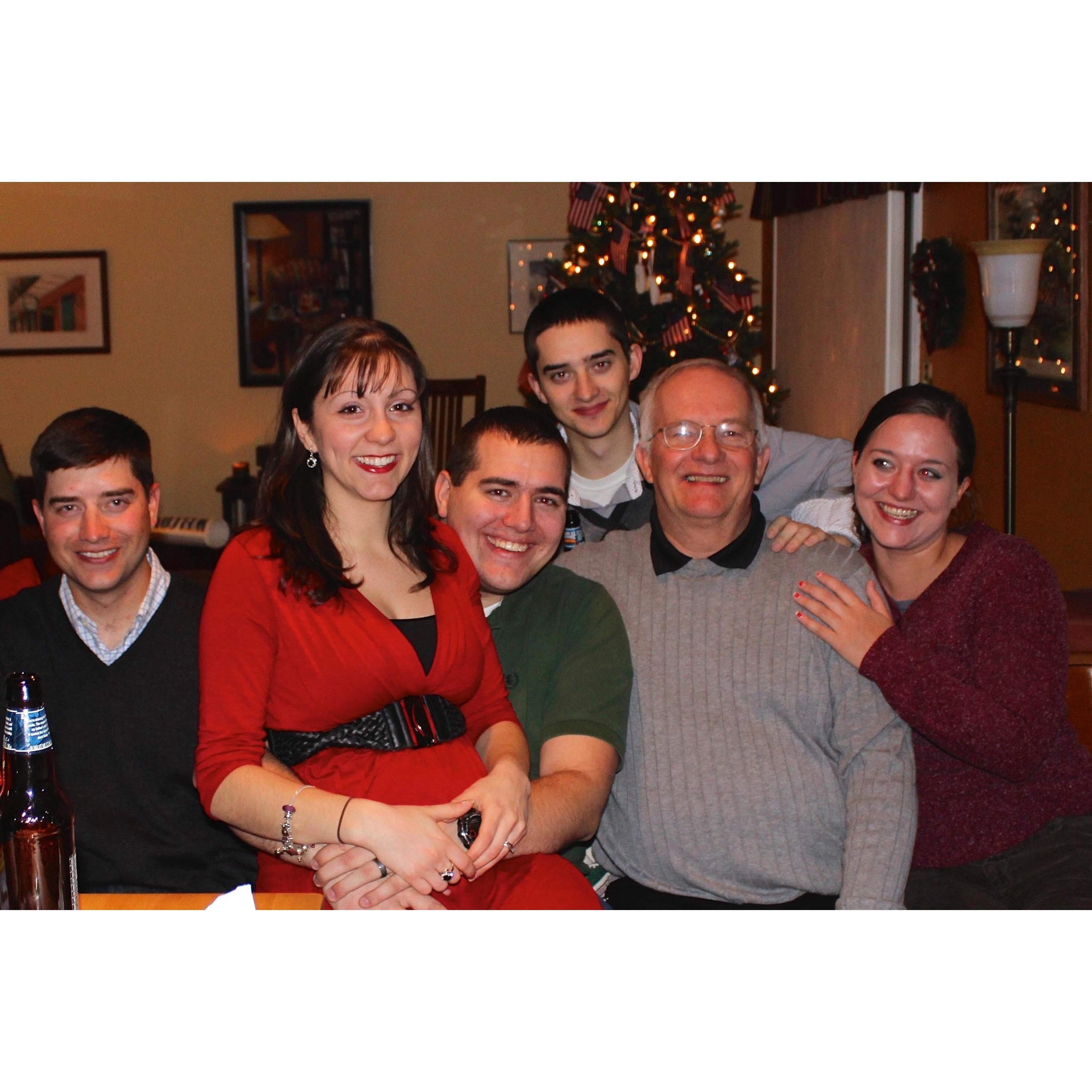 The Groom with his family