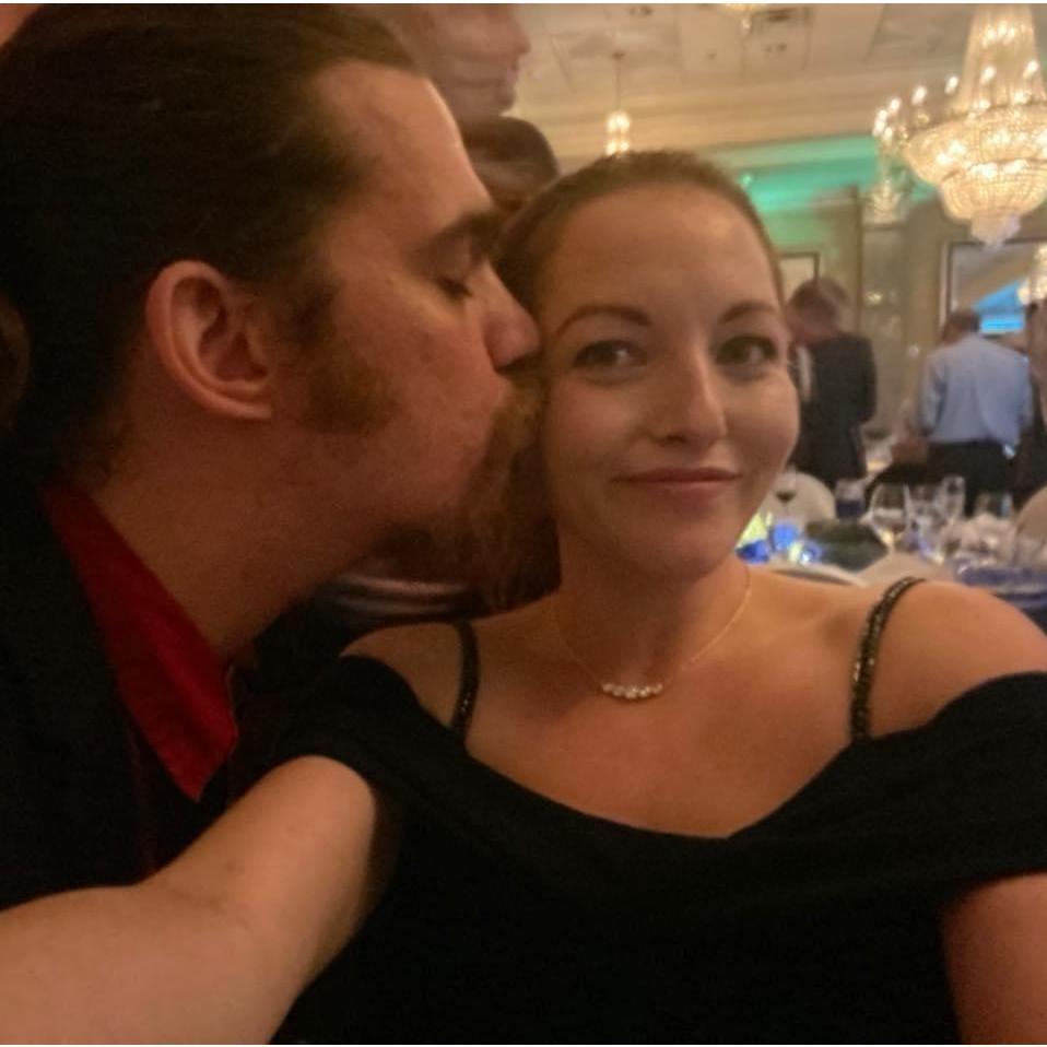 Out at a holiday party