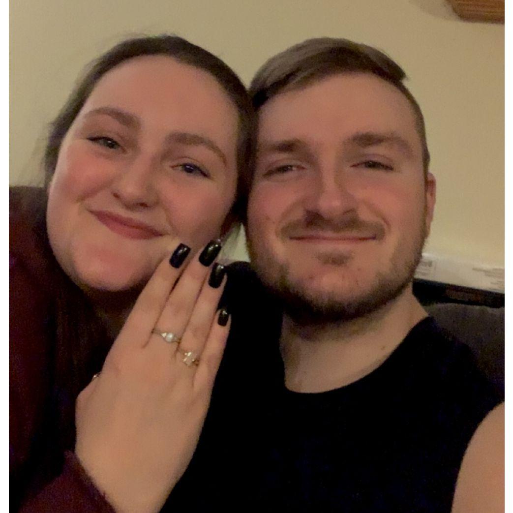 March 2024 - The night we got engaged!