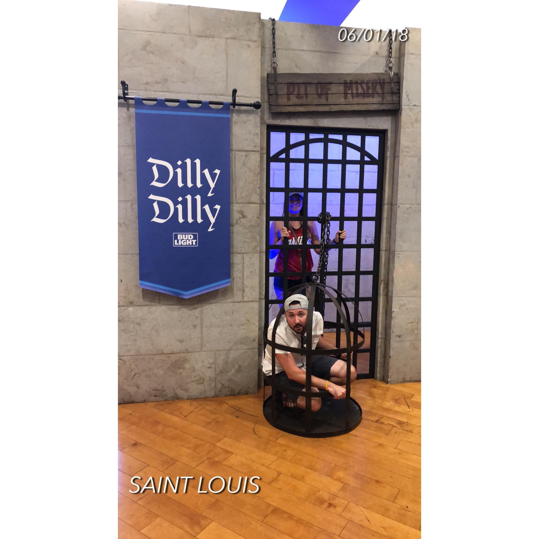 Devin's first trip to Saint Louis