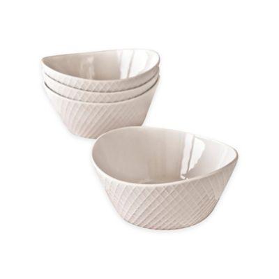 Over and Back® Surface Bowls in White (Set of 4)