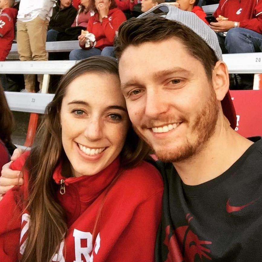 Maitiu's first WSU Cougar game.