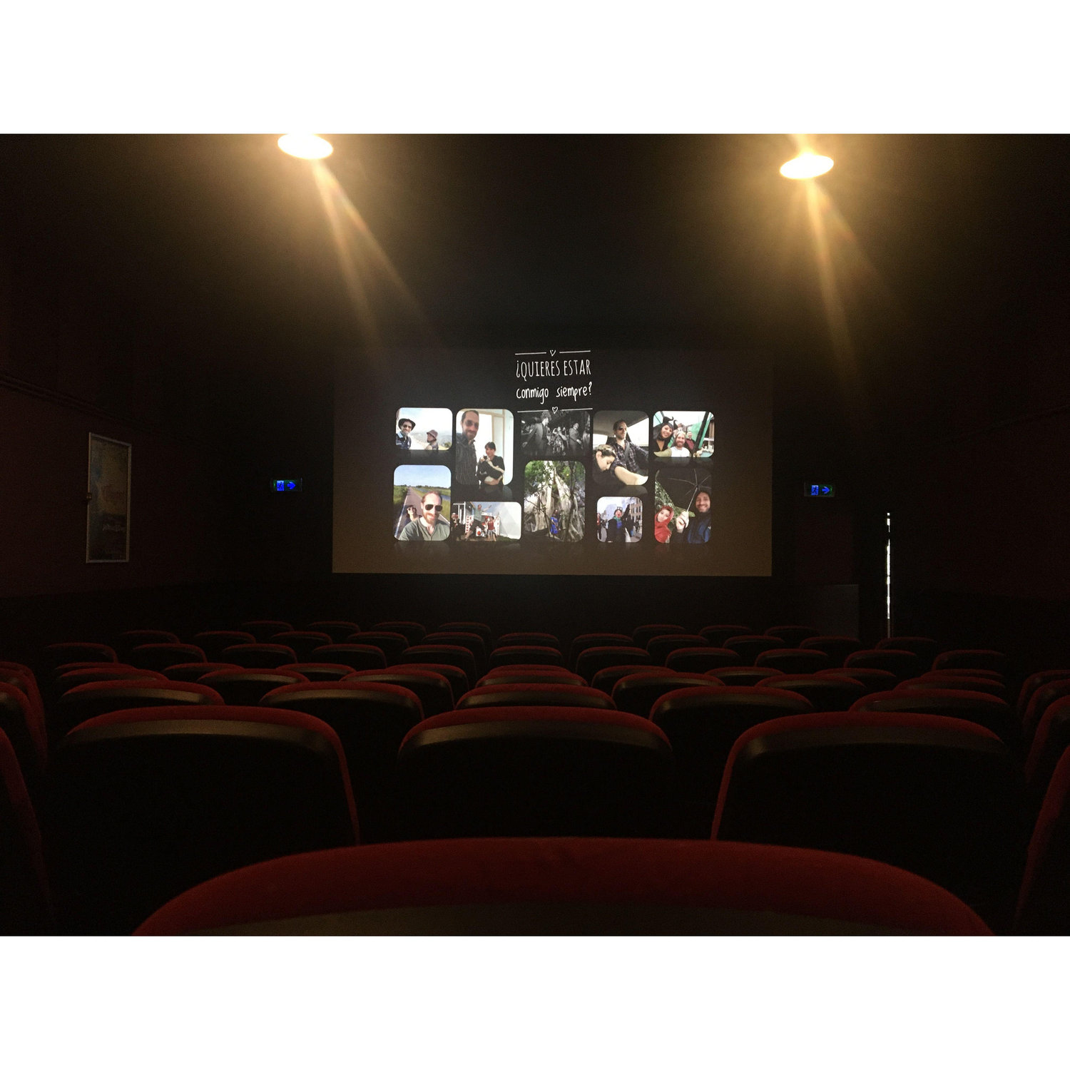 How he proposed: in the movie theater where they had their first date on the same day, same zaal exactly 6 years later 💖